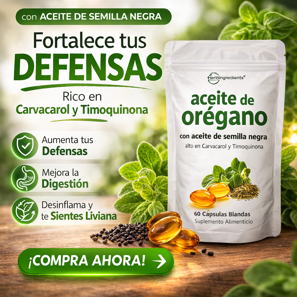 ACEITE DE OREGANO 60 CAPSULAS
